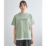 【接触冷感】裾レイヤードプリントTシャツ | ikka | 詳細画像30