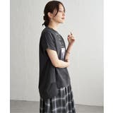 【接触冷感】ロゴフォトチュニックTシャツ | ikka | 詳細画像7