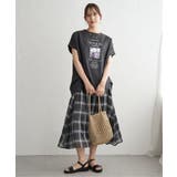 【接触冷感】ロゴフォトチュニックTシャツ | ikka | 詳細画像9