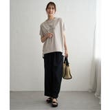 【接触冷感】ロゴフォトチュニックTシャツ | ikka | 詳細画像14