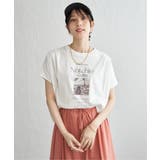 【接触冷感】ロゴフォトチュニックTシャツ | ikka | 詳細画像1