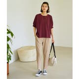 【接触冷感】ヘンリーネック袖タックドルマンプルオーバー | ikka  | 詳細画像6 