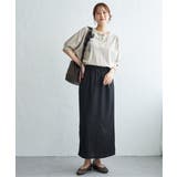 【接触冷感】ヘンリーネック袖タックドルマンプルオーバー | ikka  | 詳細画像23 