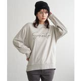 ライトグレー | 裏毛ロゴフォトスウェット | ikka 