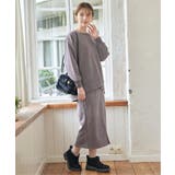 GOKU楽カットソー フェイクスエード裾スリットプルオーバー | ikka  | 詳細画像6 