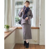 GOKU楽カットソー フェイクスエード裾スリットプルオーバー | ikka  | 詳細画像9 