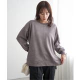 GOKU楽カットソー フェイクスエード裾スリットプルオーバー | ikka  | 詳細画像11 