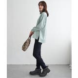 GOKU楽カットソー フェイクスエード裾スリットプルオーバー | ikka  | 詳細画像19 