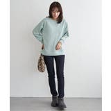 GOKU楽カットソー フェイクスエード裾スリットプルオーバー | ikka  | 詳細画像20 