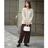 GOKU楽カットソー フェイクスエード裾スリットプルオーバー | ikka  | 詳細画像23 