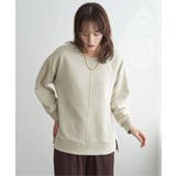 GOKU楽カットソー フェイクスエード裾スリットプルオーバー | ikka  | 詳細画像24 