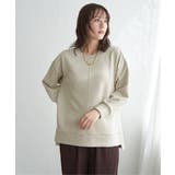 GOKU楽カットソー フェイクスエード裾スリットプルオーバー | ikka  | 詳細画像25 