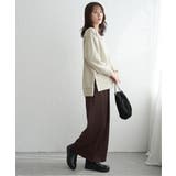 GOKU楽カットソー フェイクスエード裾スリットプルオーバー | ikka  | 詳細画像27 