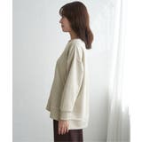 GOKU楽カットソー フェイクスエード裾スリットプルオーバー | ikka  | 詳細画像28 