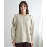 GOKU楽カットソー フェイクスエード裾スリットプルオーバー | ikka  | 詳細画像30 