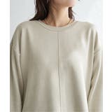 GOKU楽カットソー フェイクスエード裾スリットプルオーバー | ikka  | 詳細画像31 