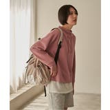 ローズピンク | GOKU楽 リブダンボールプルオーバー | ikka