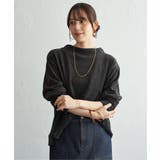 チャコール | モールニットプルオーバー | ikka