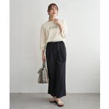 【2点セット】シア?ロゴプリント 7分袖プルオーバーセット | ikka | 詳細画像9