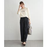 【2点セット】シア?ロゴプリント 7分袖プルオーバーセット | ikka | 詳細画像11