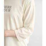 【2点セット】シア?ロゴプリント 7分袖プルオーバーセット | ikka | 詳細画像30