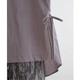 異素材サイドリボンチュニック | ikka  | 詳細画像18 