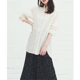 綿ラミーシアーバンドカラーシャツ | ikka | 詳細画像19