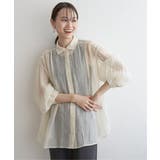 バックシャーリングシアーシャツ | ikka  | 詳細画像12 
