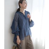 バックシャーリングシアーシャツ | ikka  | 詳細画像15 