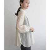 バックシャーリングシアーシャツ | ikka  | 詳細画像18 
