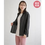 チャコール | 【雑誌InRed5月号掲載】シアーバックリボンブラウス | ikka 