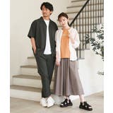 コットン楊柳バンドカラーシャツ | ikka  | 詳細画像8 