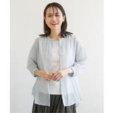 コットン楊柳バンドカラーシャツ | ikka  | 詳細画像15 