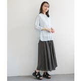 コットン楊柳バンドカラーシャツ | ikka  | 詳細画像17 