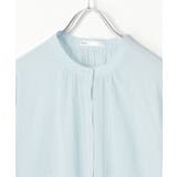 コットン楊柳バンドカラーシャツ | ikka  | 詳細画像31 