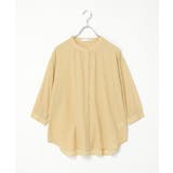 コットン楊柳バンドカラーシャツ | ikka  | 詳細画像40 