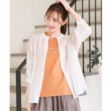 コットン楊柳バンドカラーシャツ | ikka  | 詳細画像2 