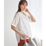 涼やか開襟ポケ付きシャツ | ikka  | 詳細画像14 