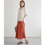 涼やか開襟ポケ付きシャツ | ikka  | 詳細画像15 