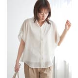 コットンライクシアードルマンブラウス | ikka  | 詳細画像7 