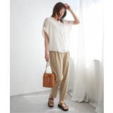 コットンライクシアードルマンブラウス | ikka  | 詳細画像9 