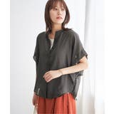 コットンライクシアードルマンブラウス | ikka  | 詳細画像14 