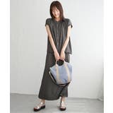 【セットアップ対応】カッセンギャザーフレンチ袖ブラウス | ikka  | 詳細画像10 