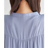 【セットアップ対応】カッセンギャザーフレンチ袖ブラウス | ikka  | 詳細画像28 