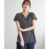 ジョーゼットフレンチスリーブブラウス | ikka  | 詳細画像6 