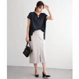 ジョーゼットフレンチスリーブブラウス | ikka  | 詳細画像12 