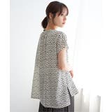 ジョーゼットフレンチスリーブブラウス | ikka  | 詳細画像17 