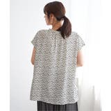 ジョーゼットフレンチスリーブブラウス | ikka  | 詳細画像18 