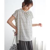 ジョーゼットフレンチスリーブブラウス | ikka  | 詳細画像2 