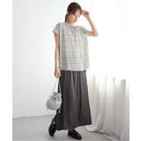 ジョーゼットフレンチスリーブブラウス | ikka  | 詳細画像4 